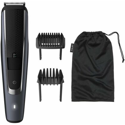 Триммер Philips BT5502/ 15 черный/ серый (длина стрижки до - 20 мм, утановок длины - 40, насадок - 2, питание - от аккумулятора)