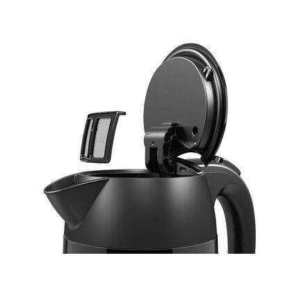 Чайник электрический Bosch TWK3P423 1.7 л, 2400 Вт, черный (корпус - сталь)