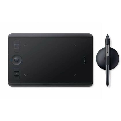 Графический планшет Wacom Intuos Pro Small беспроводной, перьевой, 269x170 мм (PTH460K0B)