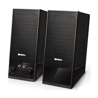 Купить Колонки 2.0  Sven SPS-604 4W, черный, miniJack 3.5, USB, Пластик (SV-0120604BK) в Симферополе, Севастополе, Крыму