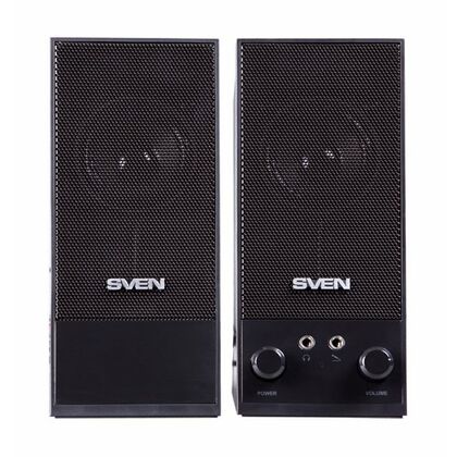 Купить Колонки 2.0  Sven SPS-604 4W, черный, miniJack 3.5, USB, Пластик (SV-0120604BK) в Симферополе, Севастополе, Крыму