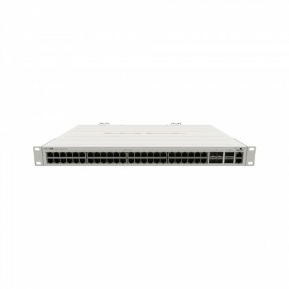 Управляемый коммутатор 52 порта: Mikrotik CRS354-48G-4S+2Q+RM (48х10/ 100/ 1000 Мбит/ с,4хSFP+,2хQSFP+) 2 уровня