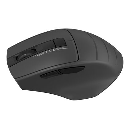 Мышь A4Tech Fstyler FG30S оптическая, беспроводная, USB, офисная, бесшумный клик, черный (FG30S Grey)