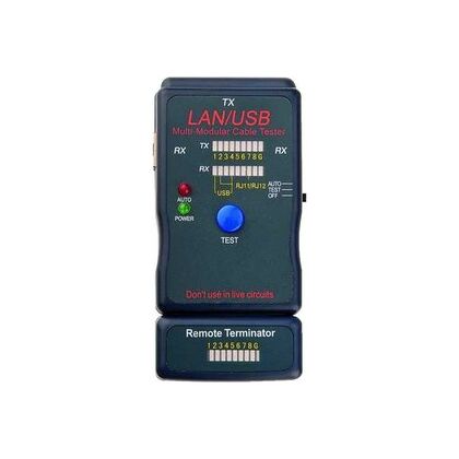 Кабельный тестер универсальный RJ-45+USB 251454 Rexant (12-1011)