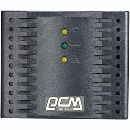 Стабилизатор PowerCom TCA-1200 BL 1200 ВA/  600 Вт, 4*Schuko (Euro)