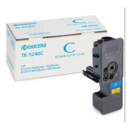 Тонер-картридж Kyocera TK-5240 Kyocera Cyan 3000c , для P5026cdn/ cdw, M5526cdn/ cdw (1T02R7CNL0) оригинал