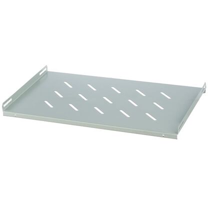 Полка 19" 1U стационарная для шкафа глубиной 450 (Ш470xВ48xГ200мм, нагрузка до 20 кг, серая)