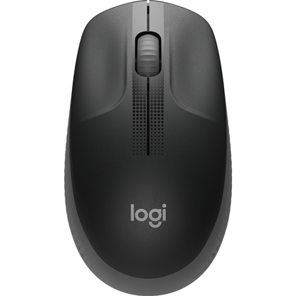 Мышь Logitech M190 оптическая, беспроводная, Радио USB, офисная, серый (910-005905)