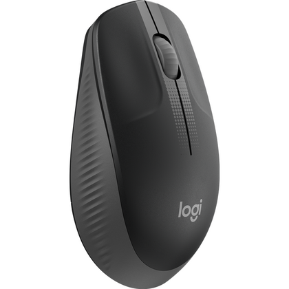 Мышь Logitech M190 оптическая, беспроводная, Радио USB, офисная, серый (910-005905)