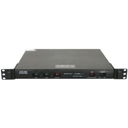 ИБП PowerCom King Pro RM 1500 ВА/ 900 Вт, 6*IEC 320 C13 (компьютерный), AVR, RS-232, USB ( Аккумулятор 12 V/ 9,0 Ah*2)