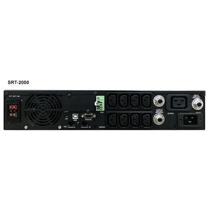 ИБП PowerCom Smart King RT 2000 ВА/ 1800 Вт, 8/ 1*IEC 320 C13/ IEC 320 C19, AVR, RS-232, USB ( Аккумулятор 12 V/ 9,0 Ah*4)