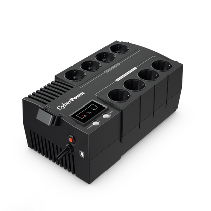 ИБП CyberPower BS650E 650 ВА/ 390 Вт, 8*Schuko (Euro), AVR, USB ( Аккумулятор 12 V/ 4,5 Ah*1)