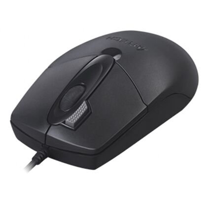 Мышь A4Tech OP-730D оптическая, проводная, USB, офисная, черный (OP-730D)