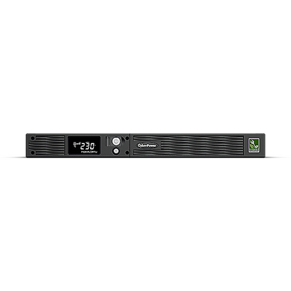 ИБП CyberPower PR1000ELCDRT1U 1000 ВА/ 670 Вт, 6*IEC 320 C13 (компьютерный), AVR, RS-232, USB ( Аккумулятор 12 V/ 7,0 Ah*4)