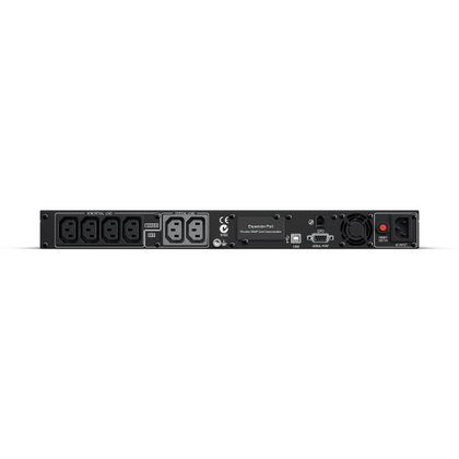 ИБП CyberPower PR1000ELCDRT1U 1000 ВА/ 670 Вт, 6*IEC 320 C13 (компьютерный), AVR, RS-232, USB ( Аккумулятор 12 V/ 7,0 Ah*4)