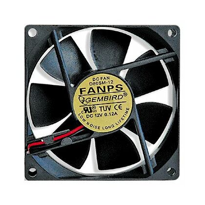 Система охлаждения для корпуса 80mm Gembird FANCASE [FANPS, 30mm, 2pin]