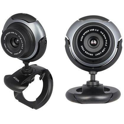 Web-камера A4Tech PK-710G 0.3 Мп, с микрофоном, черный (PK-710G)