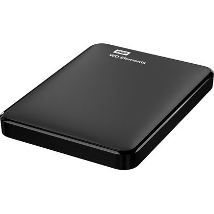 Внешний жесткий диск HDD 2.5" 1Tb WD Elements USB 3.0 Черный (WDBUZG0010BBK-WESN)
