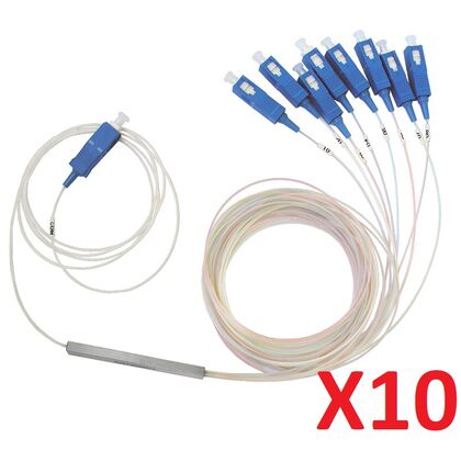 Разветвитель планарный (Splitter) PLC 1х08 SC/ UPC (упаковка 10 штук)