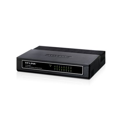 Неуправляемый коммутатор 16 портов: TP-Link TL-SF1016D (16 портовХ10/ 100 Мбит/ сек) корпус - пластик