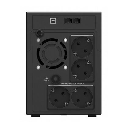 ИБП Ippon Back Basic Euro 1500 ВА/ 900 Вт, 4*Schuko (Euro), AVR, USB, RJ45  ( Аккумулятор 12 V/ 9,0 Ah*2)