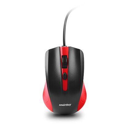 Мышь Smartbuy SBM-352-RK оптическая, проводная, USB, черный/ красный  (SBM-352-RK)