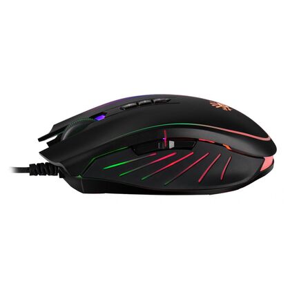 Мышь A4Tech Bloody Q81 Curve оптическая, проводная, USB, игровая, с подсветкой, черный (Q81 Curve)