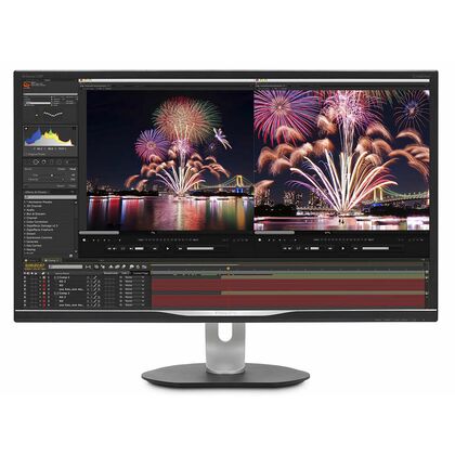 Монитор Philips 32" 328P6AUBREB черный (IPS, 2560х1440, 4 ms, 450 cd/ m2, 1200:1, audio: 2х3 Вт, D-Sub, HDMI, DP, USB)