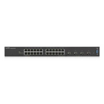 Управляемый коммутатор 24 порта: Zyxel XGS2210-28-EU0101F (24х10/ 100/ 1000 Мбит/ с,4хSFP+) 2 уровня