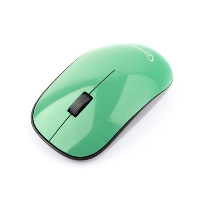 Мышь Gembird MUSW-111 оптическая, беспроводная, Радио USB, зеленый (MUSW-111-GRN)