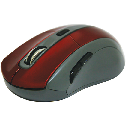 Мышь Defender Accura MM-965 оптическая, беспроводная, Радио USB, офисная, красный (52966)
