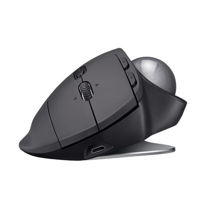 Трекбол Logitech MX ERGO Trackball оптическая, беспроводная, Радио USB, графит (910-005179)