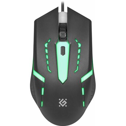 Мышь Defender CYBER MB-560L оптическая, проводная, USB, черный (52560)