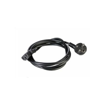 Кабель питания EURO - C13 REM, 1,8м, 10А, 3500Вт, черный (R-10-Cord-C13-S-1.8) с заземлением, пакет