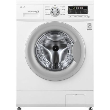 Стиральная машина фронтальная LG F10B8LD7 белый ( стирка - 5 кг, отжим - 1000 об/ мин)