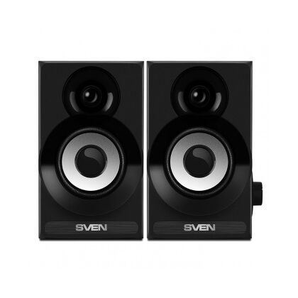 Акустическая система Sven 2.0 SPS-517 6W, mini Jack 3.5 мм, черный (SV-016180)