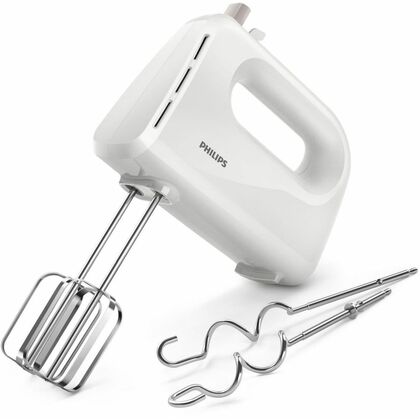 Миксер ручной Philips HR3705/ 00 белый (300 Вт; скоростей - 5; насадок - 4)