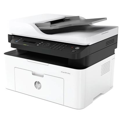 МФУ HP Laser MFP 137fnw [А4/ Лазерная/ Черно-белая/ Односторонний ADF/ Факс/ USB/ RJ-45/ Wi-Fi] (4ZB84A)