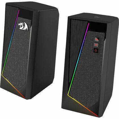 Акустическая система Defender 2.0 Redragon Anvil 6W, mini Jack 3.5 мм, черный  (77878)