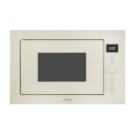 Микроволновая печь встраиваемая Korting KMI 825 TGB бежевый ( 25 л, мощность - 900 Вт, сенсорное)