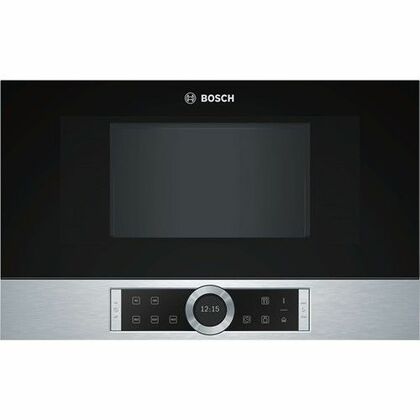 Микроволновая печь встраиваемая Bosch BFL634GS1 серебристый ( 21 л, мощность - 900 Вт, сенсорное)