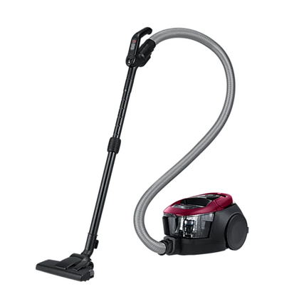 Пылесос Samsung VC18M31A0HP/ EV бордовый (1800 Вт,  мощность всасывания - 380 Вт,  пылесборник - контейнер)