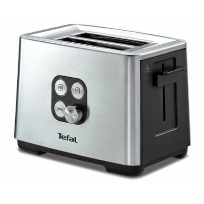 Тостер Tefal TT420D30 черный/ серебристый (900 Вт, количество обжаривания - 7)