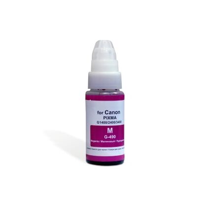 Чернила Canon GI-490 Magenta 70 мл. (PIXMA G1400/ G1410/ G2400/ G2410/ G2460/ G3400/ G3410/ G3460/ G4400/ G4410/ G5040) Revcol