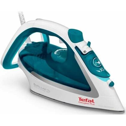 Утюг Tefal FV5718E0 белый/  голубой (2500 Вт, подошва - керамика, паровой удар - 195 г/ мин, 2 м)