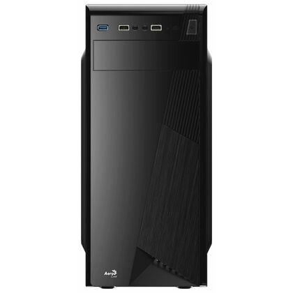 Корпус AeroCool Midi-Tower  CS-1101 Black (без БП, 2xUSB2.0, 1xUSB3.0, ) CS-1101