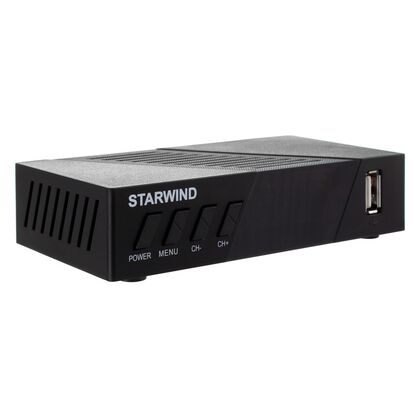 Приставка TV DVB-T2 Starwind CT-140 черный