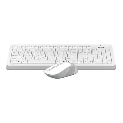 Комплект (клавиатура +мышь) A4Tech Fstyler FG1010 беспроводной, мультимедийный, USB, белый (FG1010 WHITE)