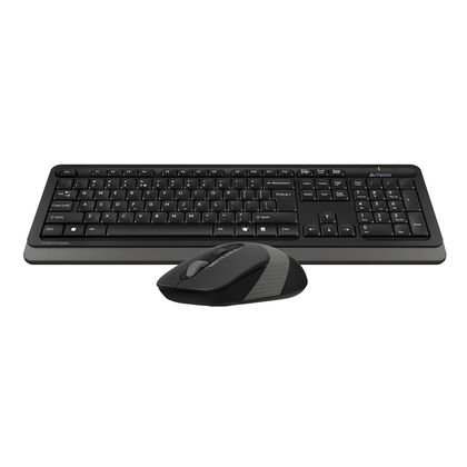 Комплект (клавиатура +мышь) A4Tech Fstyler FG1010 беспроводной, мультимедийный, USB, черный/ серый (FG1010 GREY)