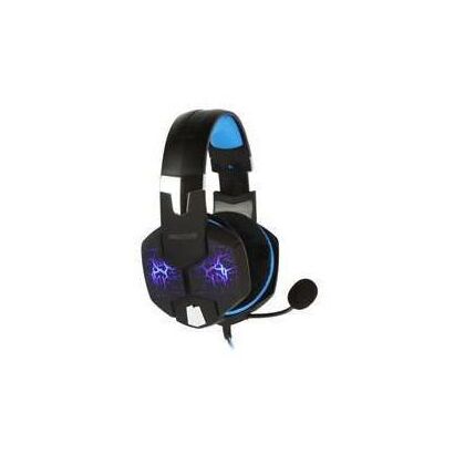Наушники полноразмерные Smartbuy Rush TAIPAN с микрофоном, игровые, USB, черный/ синий (SBHG-3000)